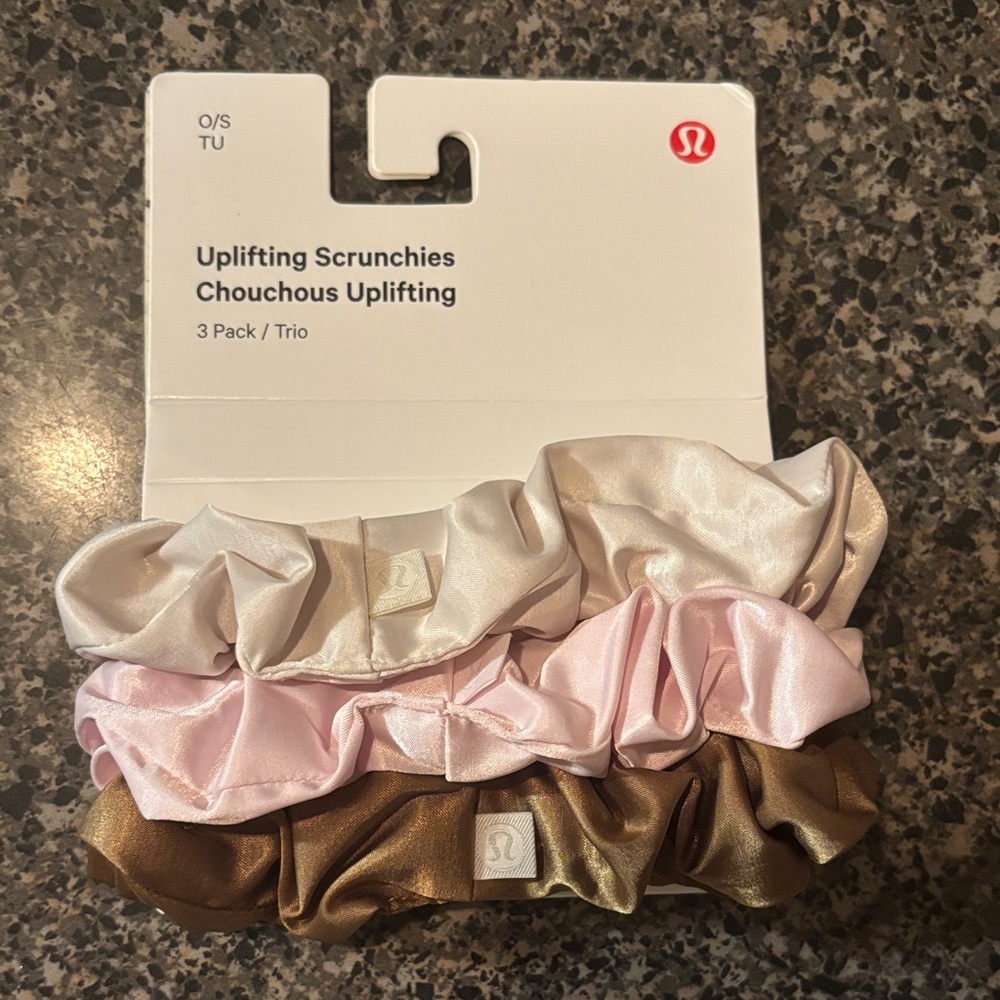 Lululemon Uplifting Scrunchies Trio